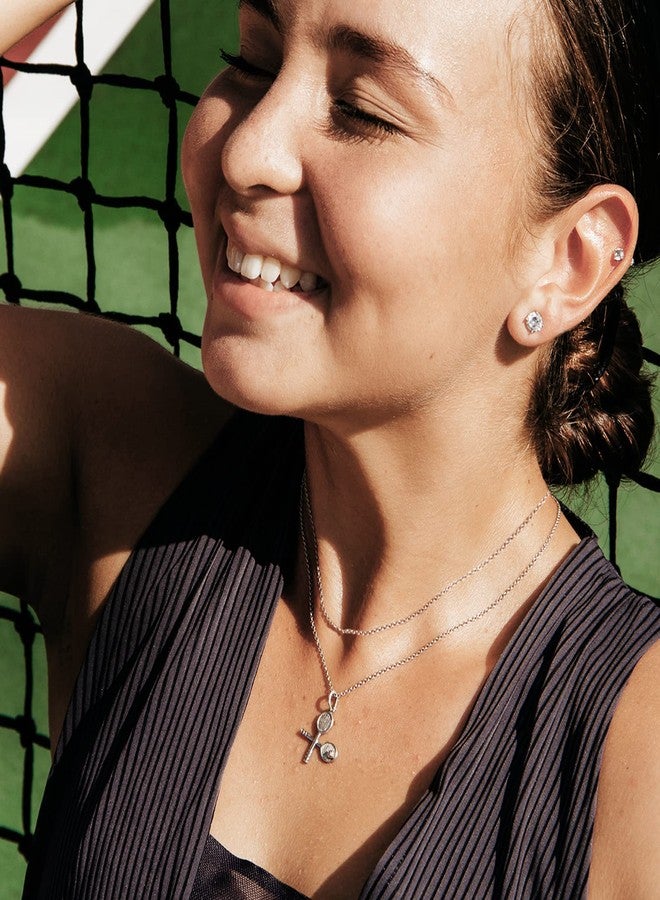 Fiusem Sterling Silver Chain Necklace for Women, 1 mm Thin 925 Sterling Silver Cable Chain, Small Chain 20 Inch - Image 3